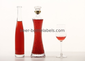 750ml 700ml 500ml Custom Empty Glass Bottle with Stopper Screw Cap Cork for Gin Vodka Whisky Tequila Liquor Alcohol