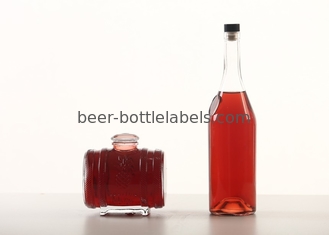 Premium bespoke custom 750 ml 750ml 700ml pewter metal labels rum whisky vodka gin spirits glass wine bottle