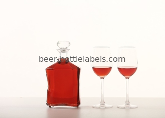 Premium bespoke custom 750 ml 750ml 700ml pewter metal labels rum whisky vodka gin spirits glass wine bottle