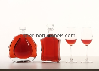 Premium bespoke custom 750 ml 750ml 700ml pewter metal labels rum whisky vodka gin spirits glass wine bottle