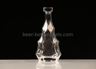 Custom 200Ml 375Ml 500Ml 750Ml 1000Ml Transparent Round Empty Flint Glass Liquor Wine Whisky Vodka Tequila Bottle With C