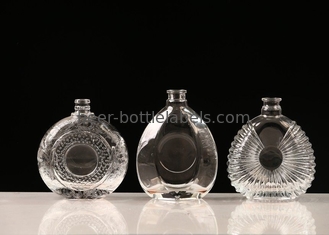 wholesale 500ml 750ml empty Bordeaux shape glass wine bottle customized Clear Empty Liquor Wine Glass Bottles