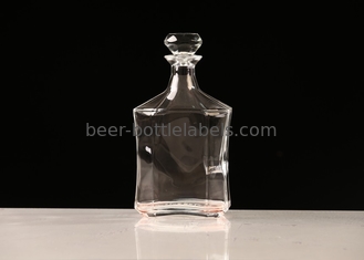 wholesale 500ml 750ml empty Bordeaux shape glass wine bottle customized Clear Empty Liquor Wine Glass Bottles