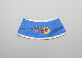 Hiwin Custom adhesive metal embossed aluminum foil sticker label for wine