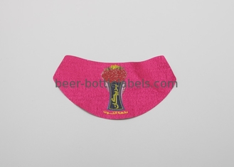 Hiwin Custom adhesive metal embossed aluminum foil sticker label for wine