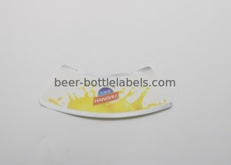 printing custom self adhesive waterproof gold foil embossed chinese bottle wine glass thermo private label sticker print