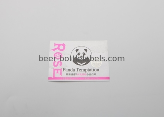 Customized high quality printing gold foil embossed beer red wine self adhesive label with your logo