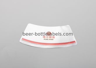 Customized high quality printing gold foil embossed beer red wine self adhesive label with your logo