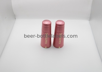 Embossed 34*90mm Champagne Wine Bottle Aluminum Foil Capsule Shrink Caps