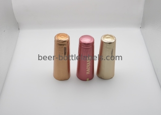 Embossed 34*90mm Champagne Wine Bottle Aluminum Foil Capsule Shrink Caps