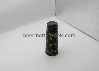 Customize PVC Heat Shrink Caps Seal For Champagne Wine Liquor Bottle Cap Shrink Wrap With Tear stripe