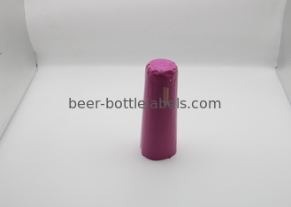 Customize PVC Heat Shrink Caps Seal For Champagne Wine Liquor Bottle Cap Shrink Wrap With Tear stripe