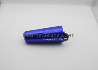 Customize PVC Heat Shrink Caps Seal For Champagne Wine Liquor Bottle Cap Shrink Wrap With Tear stripe