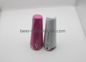 Customize PVC Heat Shrink Caps Seal For Champagne Wine Liquor Bottle Cap Shrink Wrap With Tear stripe