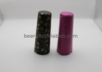 Embossed aluminum foil cap for champagne bottle customized color aluminum foil wine capsule champagne foil capsul