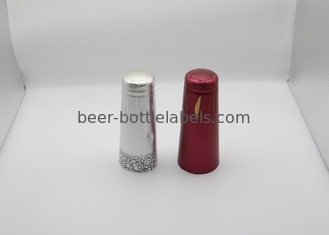 Embossed aluminum foil cap for champagne bottle customized color aluminum foil wine capsule champagne foil capsul