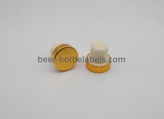 Customized luxury wooden bottle stopper T shape gin whiskey spirits whisky bottle synthetic cork stopper wooden vodka ca