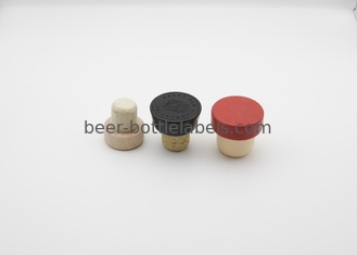 Customized luxury wooden bottle stopper T shape gin whiskey spirits whisky bottle synthetic cork stopper wooden vodka ca
