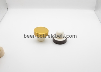 Custom Wood Glass Metal Aluminum Cap Cork Spirit Liquor Vodka Brandy Wine Bottle Cap Cork Round Square Glass Bottle