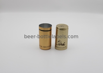 25*43mm 30*60mm Whisky Wine Bottle Tamper Proof Aluminium Closures Caps