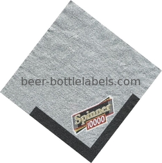 Heat Resistant Waterproof Beer Labels Custom Wine Bottle Labels Embossing Surface