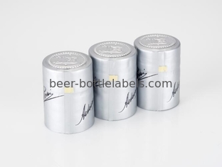 Single / Multi Color PVC Shrink Capsules For Wine Bottles Moistureproof