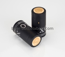 Multi Color Wine PVC Shrink Capsules Alcohol Proof With Aluminum Foil Top