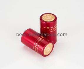 Anti UV Red PVC Shrink Capsules Wine Shrink Caps Waterproof Gravure Printing
