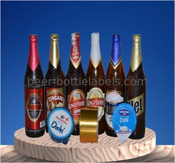 ISO9001 Certificate Beer Neck Label UV Proof Silk Screen Glossy Lamination