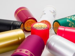 Glass Red Wine Bottle Foil Capsules Heat Shrink Bottle Caps Eco Friendly