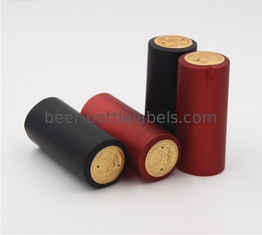 heat shrink capsule sealing bath shower cap red pvc heat shrink cap for wine bottle