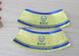Durable Self Adhesive Personalized Wine Bottle Labels UV Coating Hot Stamping