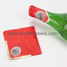 OEM Waterproof Metalized Labels Custom Adhesive Sticker Beer Labels For Wine Bottle