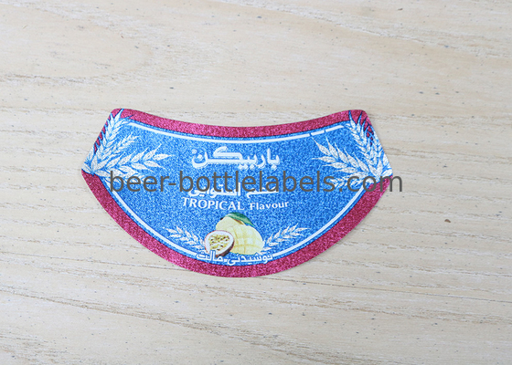 Custom Printed Water Resistant Gold Foil Beverage Beer Foil Label Sticker Beer Label
