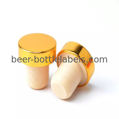 T shape Zamak metal plastic wooden liquor brandy spirits tequila vodka gin rum bottle synthetic cork stopper