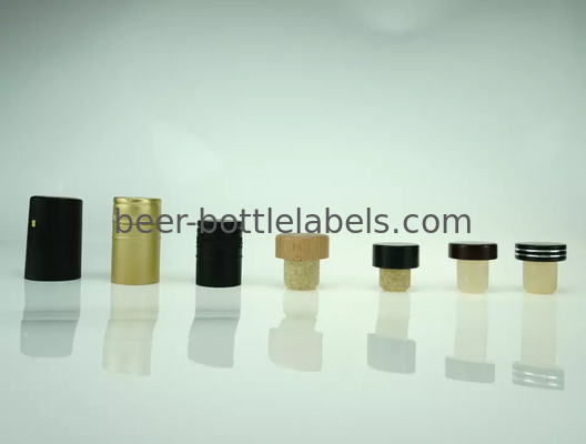 T shape Zamak metal plastic wooden liquor brandy spirits tequila vodka gin rum bottle synthetic cork stopper
