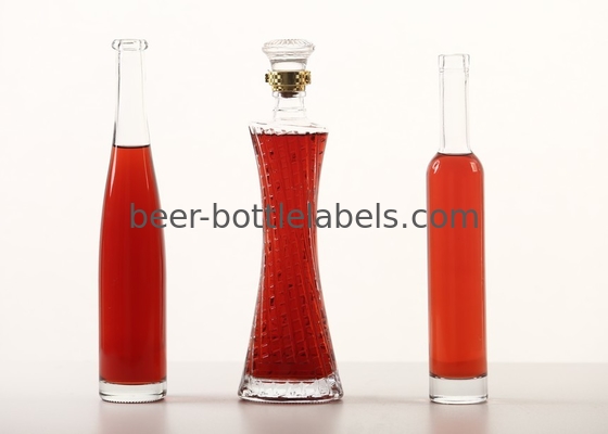 750ml 700ml 500ml Custom Empty Glass Bottle with Stopper Screw Cap Cork for Gin Vodka Whisky Tequila Liquor Alcohol