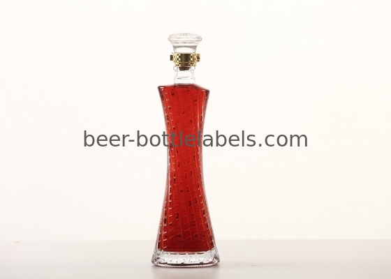 Premium bespoke custom 750 ml 750ml 700ml pewter metal labels rum whisky vodka gin spirits glass wine bottle