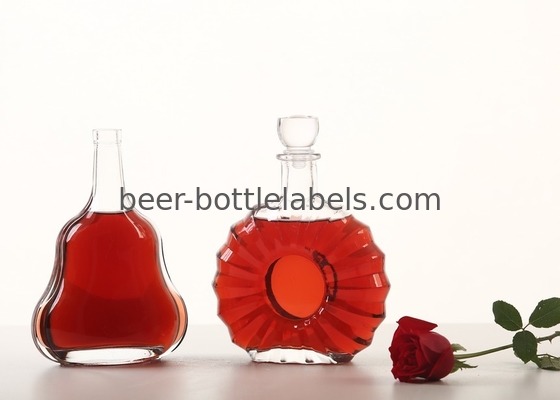 Premium bespoke custom 750 ml 750ml 700ml pewter metal labels rum whisky vodka gin spirits glass wine bottle