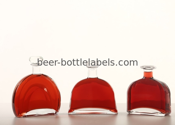 Premium bespoke custom 750 ml 750ml 700ml pewter metal labels rum whisky vodka gin spirits glass wine bottle