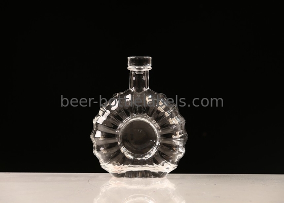 wholesale 500ml 750ml empty Bordeaux shape glass wine bottle customized Clear Empty Liquor Wine Glass Bottles