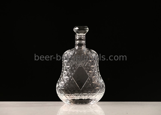 Hot Selling Juice Liquor Wine Fruit Wine Whiskey Clear Vodka Glass Bottles for Alcoholic Beverages 700ml