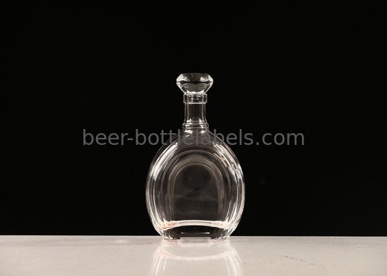 Hot Selling Juice Liquor Wine Fruit Wine Whiskey Clear Vodka Glass Bottles for Alcoholic Beverages 700ml