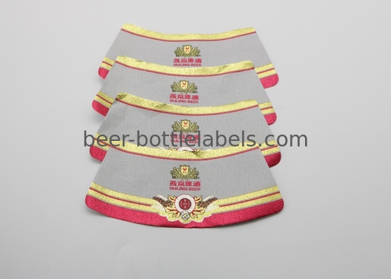 Hiwin Custom Printing Gold Embossed Luxury Wine Label Stickers Printing Gold Foil Wine Label