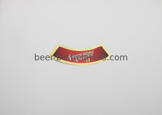 Hiwin Custom Luxury Printing Wine Bottle Champagne Packaging Label Gold Foil Stamping Rich Texture Varnished Embossed Pa