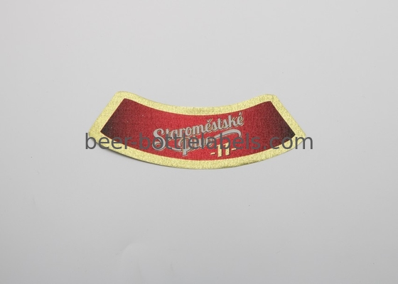Hiwin Custom Printing White Embossed Gold Foil Spot Uv Wine Label Customised Wine Bottle Labels