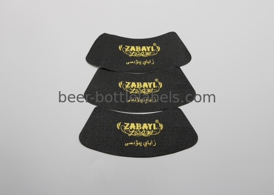 Hiwin Wholesale Custom Business Adhesive Vinyl Foil Round Rolls Label Whisky Wine Bottle Packaging Waterproof Sticker Pr