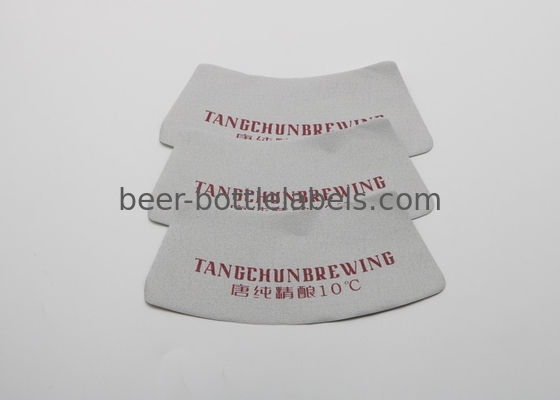 Hiwin Custom adhesive metal embossed aluminum foil sticker label for wine