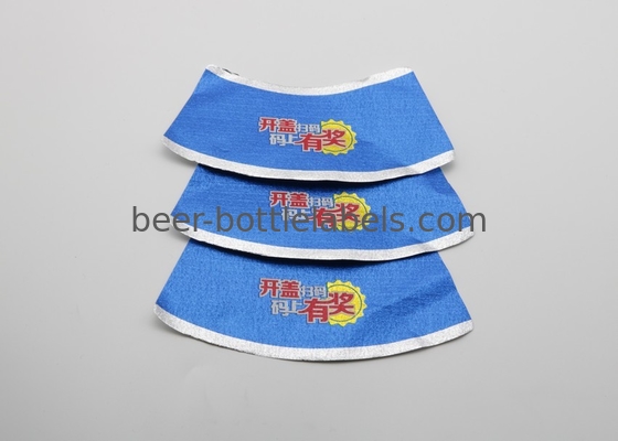 printing custom self adhesive waterproof gold foil embossed chinese bottle wine glass thermo private label sticker print