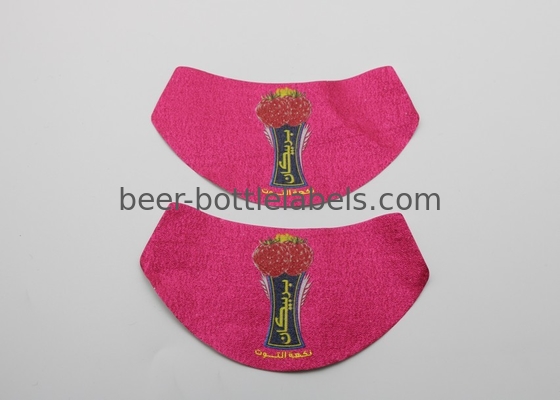 printing custom self adhesive waterproof gold foil embossed chinese bottle wine glass thermo private label sticker print